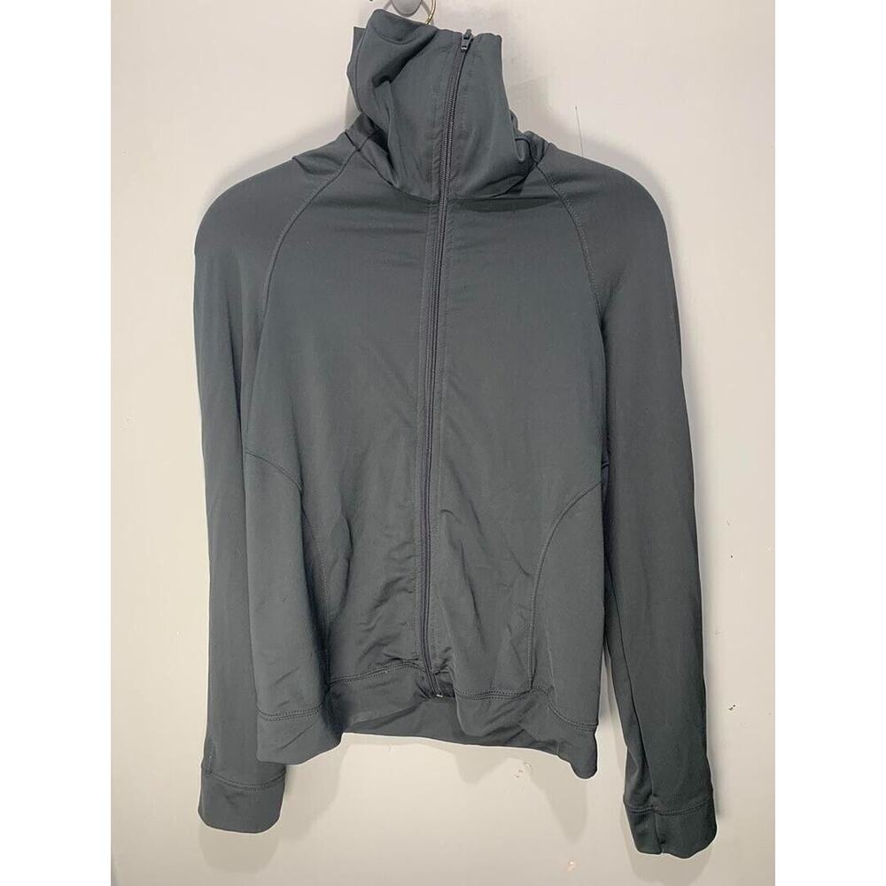 Sideout Womens Gray Performance Zip-Up Jacket Size S